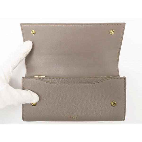 CELINE（セリーヌ） 未使用 ラージ フラップウォレット 二つ折り長財布