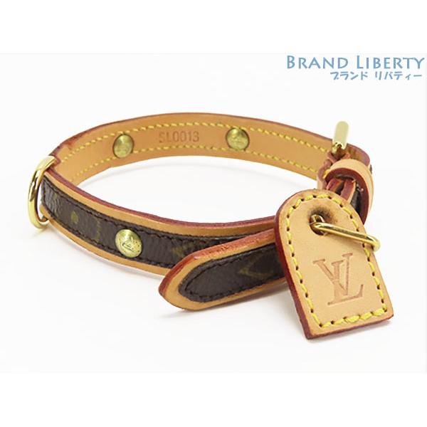 LOUIS VUITTON モノグラム　コリエ バクスターPM 犬用首輪 LOUIS VUITTON（ルイ・ヴィトン） 美品 モノグラム コリエ バクスター