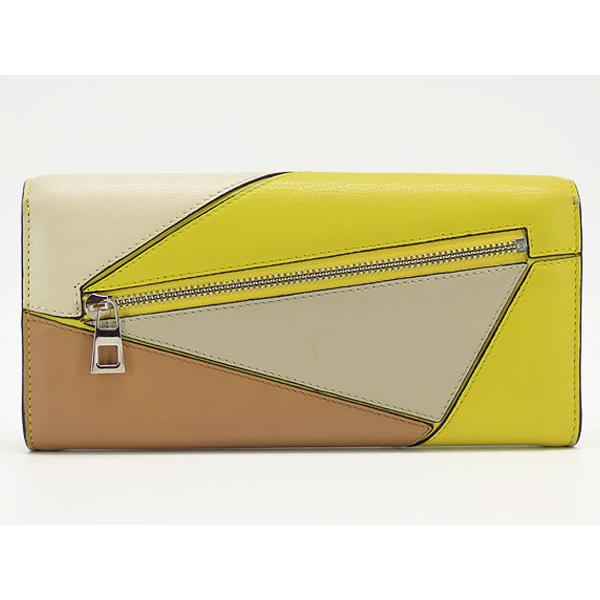 激レア美品 ロエベ LOEWE パズル コンチネンタルウォレット 二つ折り長 