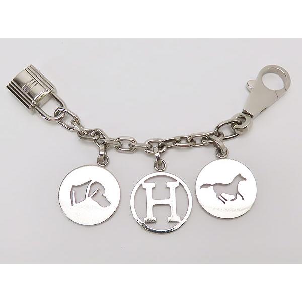 HERMES（エルメス） 美品 ブルロック アミュレット4 カデナ ホース H