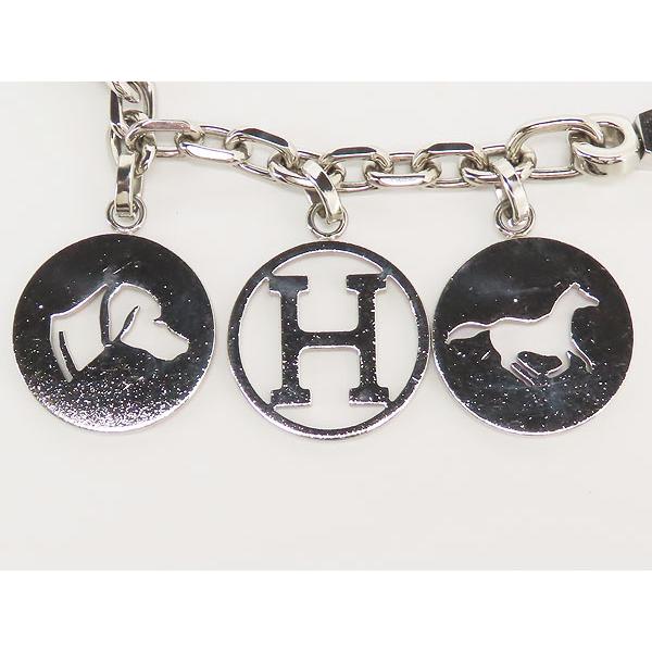 HERMES（エルメス） 美品 ブルロック アミュレット4 カデナ ホース H