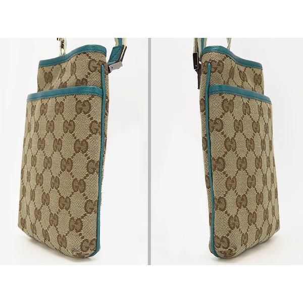 GGキャンバス 美品 グッチ GUCCI 斜め掛け ミニ ショルダーバッグ