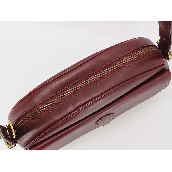 美品 カルティエ Cartier マストライン 斜め掛け ショルダーバッグ 