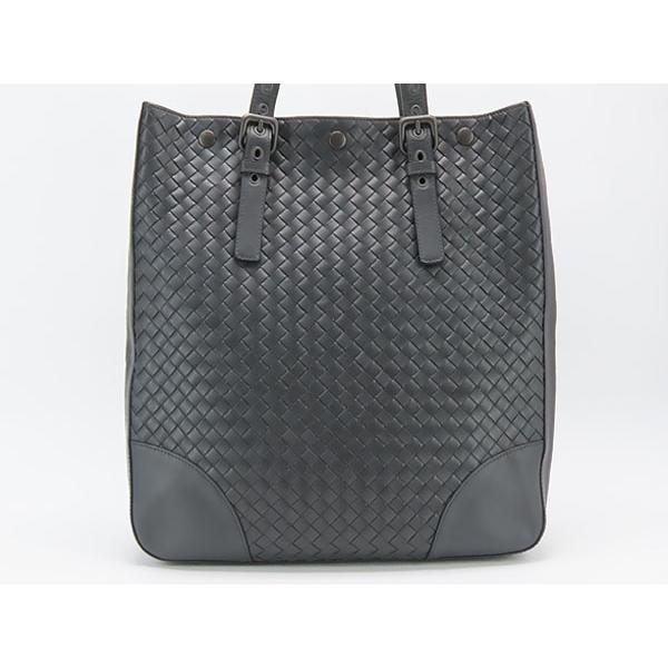 美品 ボッテガ ヴェネタ BOTTEGA VENETA イントレチャート アキャトルバッグ トートバッグ ショルダーバッグ ハンドバッグ グレー  269779