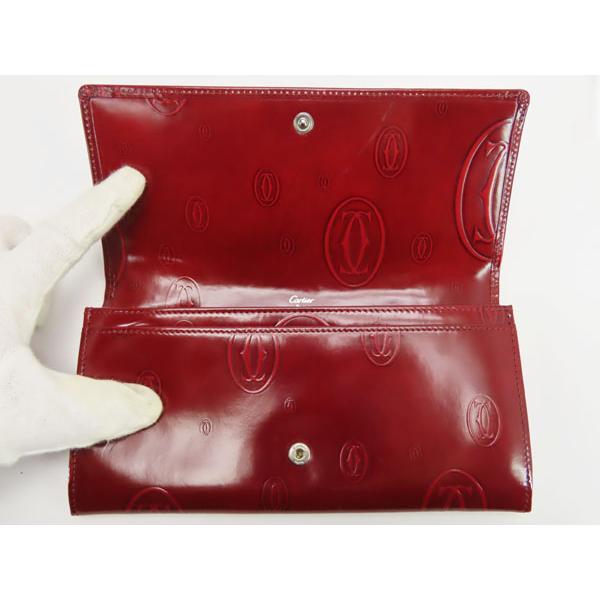 Cartier（カルティエ） 美品 ハッピーバースデー 二つ折り長財布