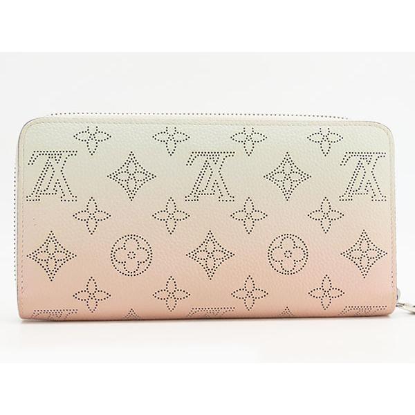 レア美品 ルイヴィトン LOUIS VUITTON マヒナ グラデーション ジッピーウォレット ラウンドファスナー長財布 ピンク M80490｜brandliberty｜02