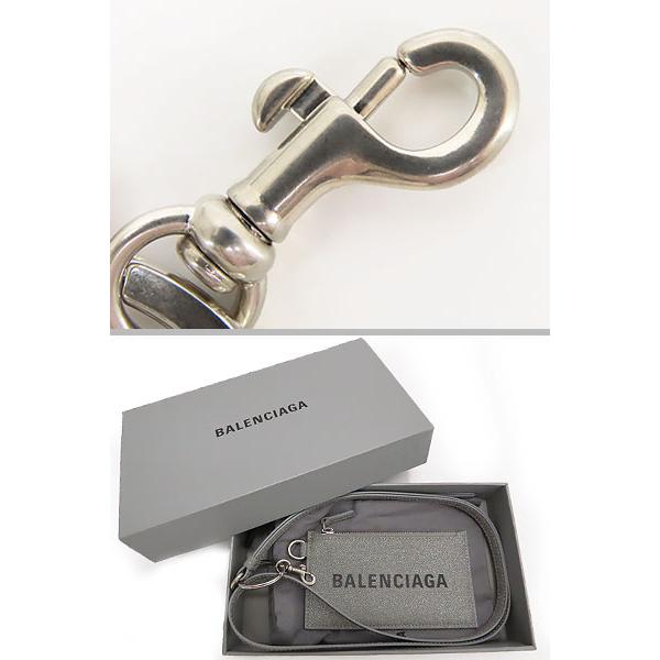 新古品 バレンシアガ BALENCIAGA CASH カードケース付きキーリング