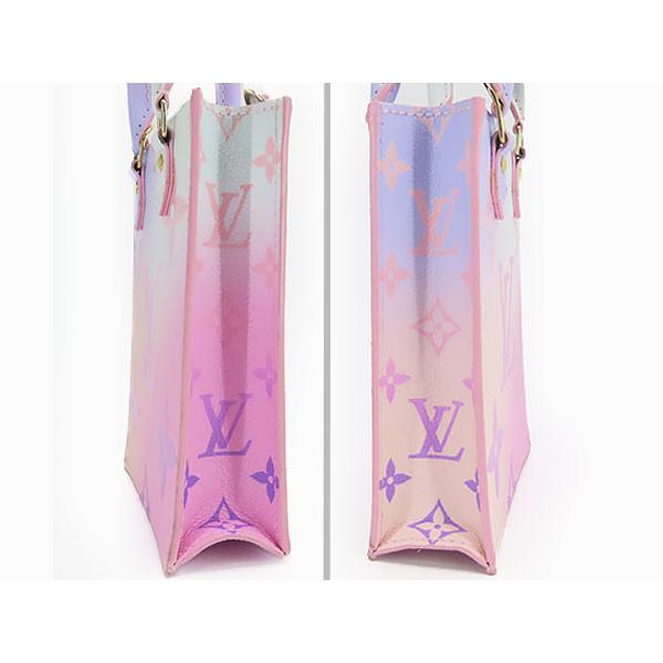 【美品】ルイヴィトン【LOUIS VUITTON】M81341 プティット サックプラ モノグラム ジャイアント スプリングインザシティサンライズパステル 2WAY ミニショルダー ハンドバッグ ポシェット LV PETI【中古】 LOUIS VUITTON（ルイ・ヴィトン） 限定外超美品 モノグラム
