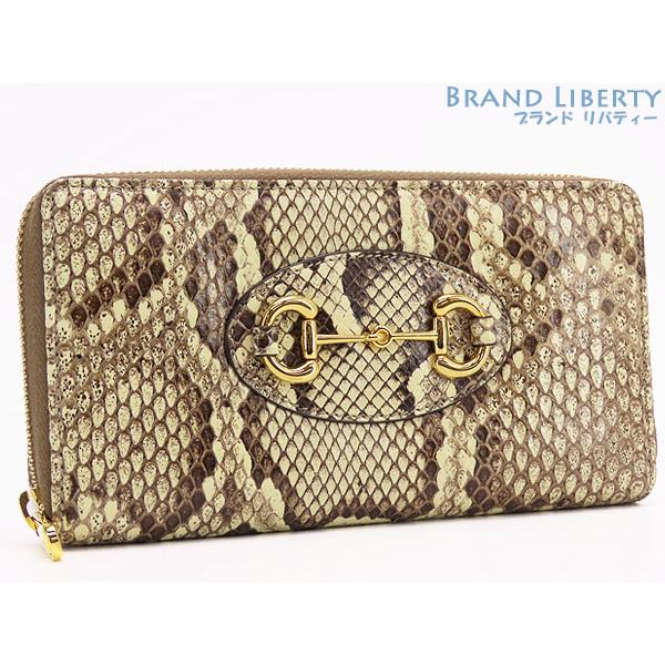 GUCCI 激レア新品同様 グッチ ホースビット 1955 パイソン ジップ 