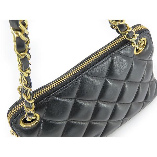 専用 美品！ヴィンテージ シャネル ミニマトラッセ ラムスキン チェーンバッグ CHANEL（シャネル） ミニチェーンウォレット ショルダーバッグ
