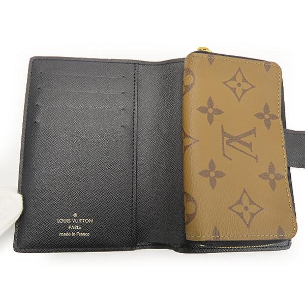 LOUIS VUITTON 美品 ルイヴィトン モノグラムリバース ポルトフォイユ