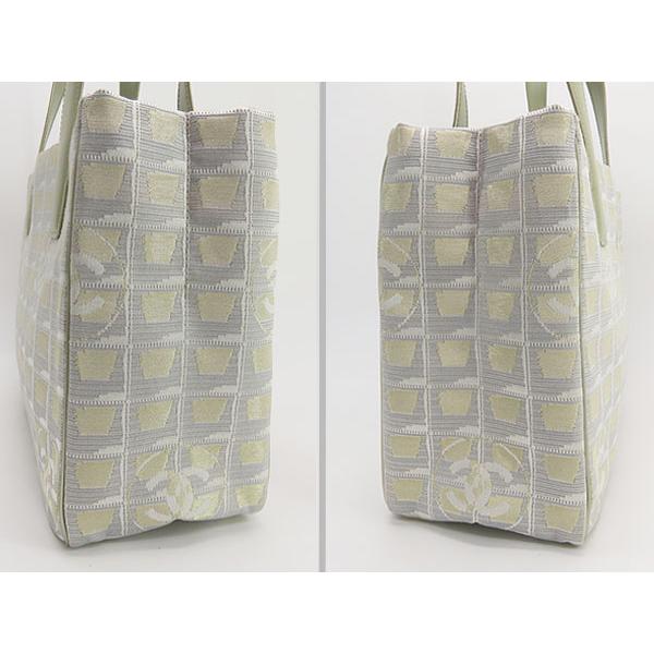 CHANEL シャネル ニュートラベルラインPM トートバッグ シルバー ニュートラベルライン 新品同様 シャネル CHANEL トートPM トート
