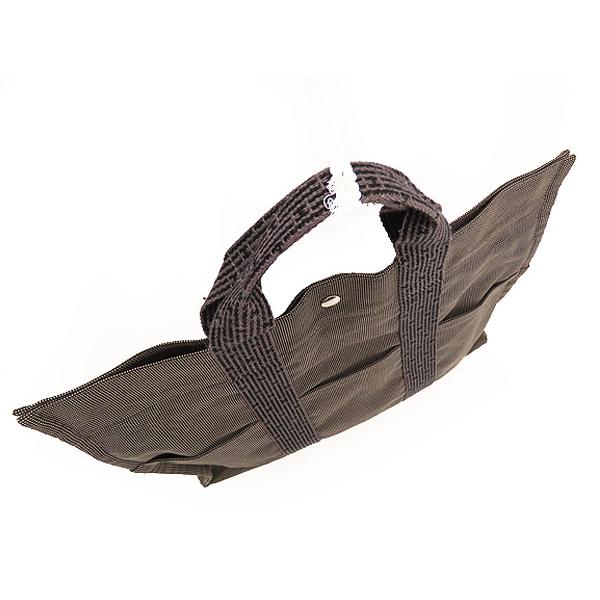 美品 エルメス HERMES エールライン トート MM ハンドバッグ トートバッグ グレー キャンバス | エールライン | 03