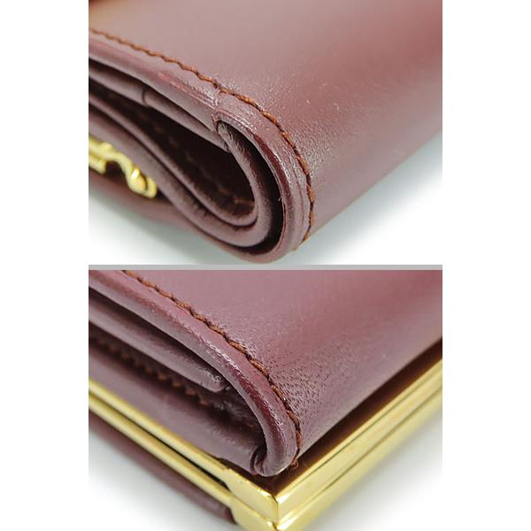 Cartier（カルティエ） 超美品 マストライン 三つ折り財布 がま口財布