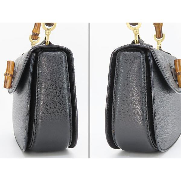 バンブー 美品 グッチ GUCCI ヴィンテージ オールドグッチ 2WAY