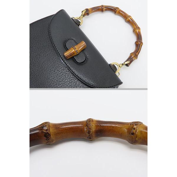 バンブー 美品 グッチ GUCCI ヴィンテージ オールドグッチ 2WAY