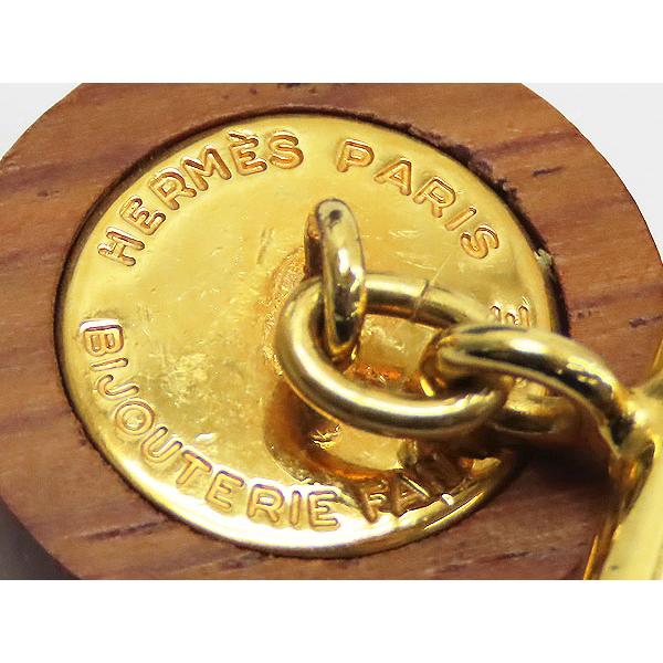 HERMES セリエ ウッドカフス