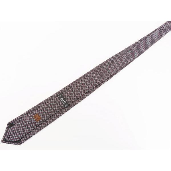 HERMES（エルメス） 新古品 HERMES H H柄 ドット柄 ネクタイ ブラック