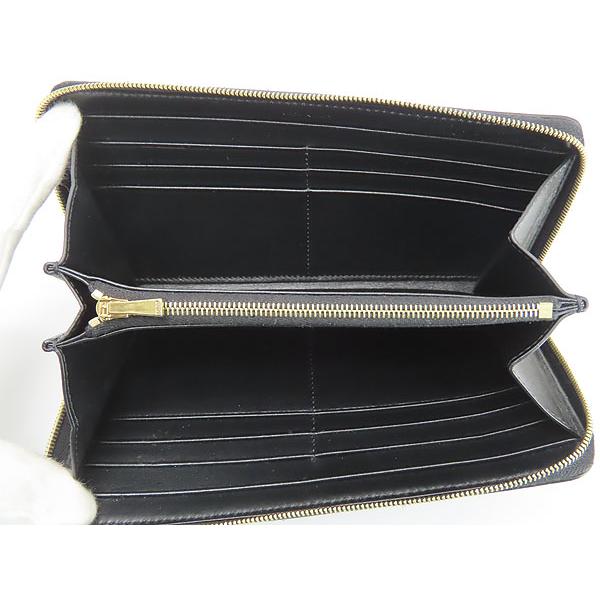 CELINE　セリーヌ　ラージジップ　トリオンフ　ラウンドファスナー CELINE（セリーヌ） 美品 トリオンフ ラージ ジップウォレット