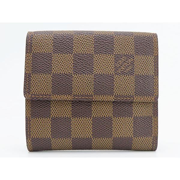 ルイ ヴィトン ポルトフォイユエリーズ ダミエ Wホック 三つ折り財布 LOUIS VUITTON（ルイ・ヴィトン） 未使用 ダミエ ポルトフォイユ
