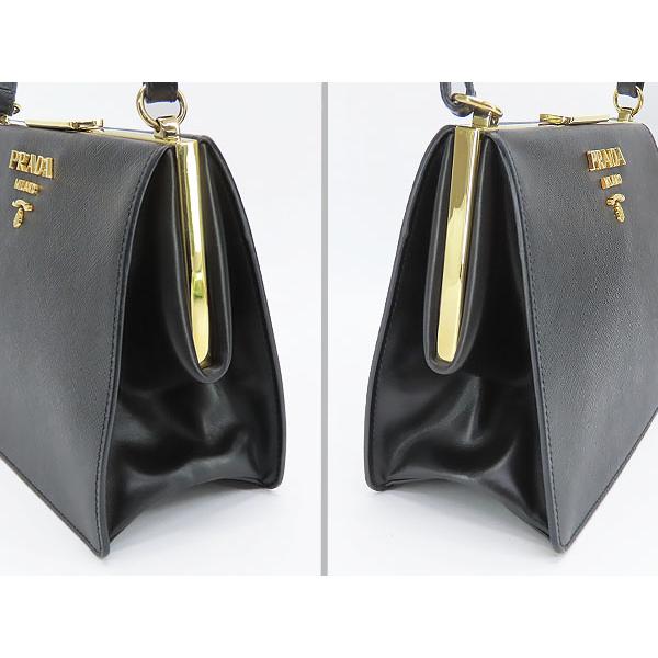 PRADA 美品 プラダ サフィアーノ ライトフレームバッグ PRADA 美品 プラダ サフィアーノ ライトフレームバッグ