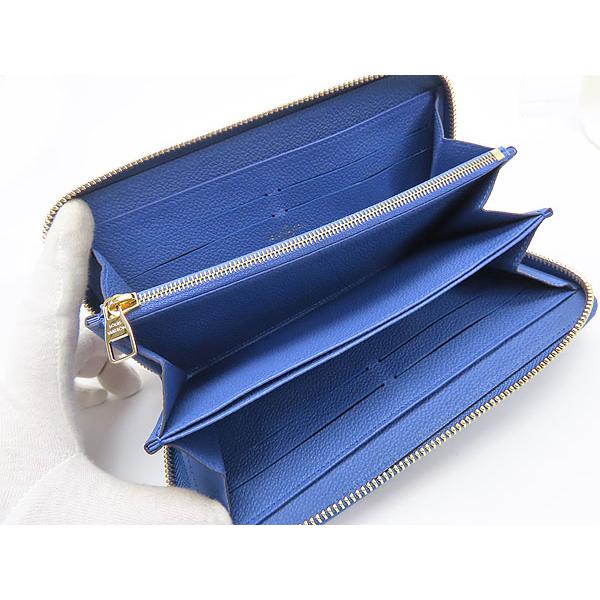 ルイヴィトン LOUIS VUITTON 長財布 モノグラムアンプラント ジッピーウォレット ラウンドファスナー M41857 ブルー LOUIS VUITTON（ルイ・ヴィトン） 財布 レディース モノグラムアン