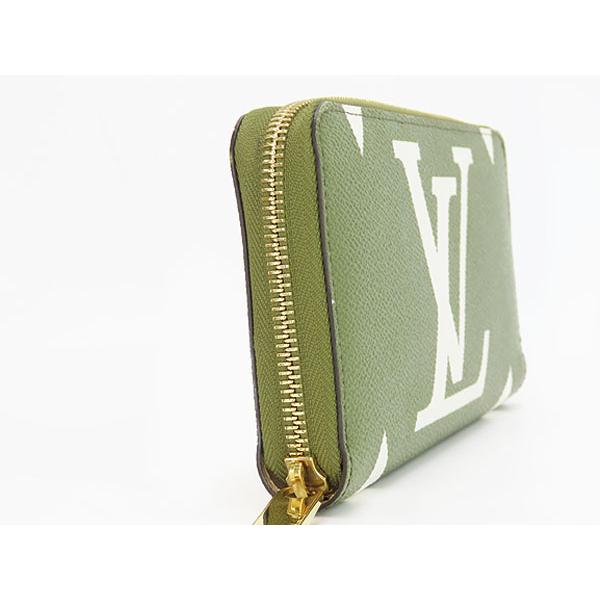 新品に近い　ルイヴィトン モノグラム ジャイアント ジッピーウォレット　カーキ レア美品 ルイヴィトン LOUIS VUITTON モノグラム ジャイアント