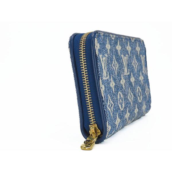 ルイヴィトン LOUIS VUITTON 二つ折り財布 モノグラム ジャガードデニム ラウンドジップウォレット M81226 ブルー LOUIS VUITTON】ルイヴィトン『モノグラム ジャガード デニム ジッピー