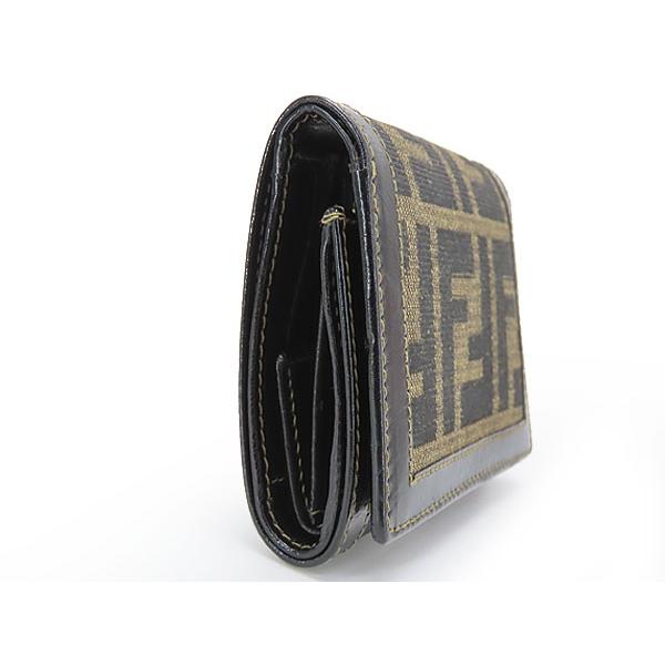 FENDI レア美品 フェンディ ヴィンテージ ズッカ 三つ折り財布 FENDI レア美品 フェンディ ヴィンテージ ズッカ 三つ折り財布