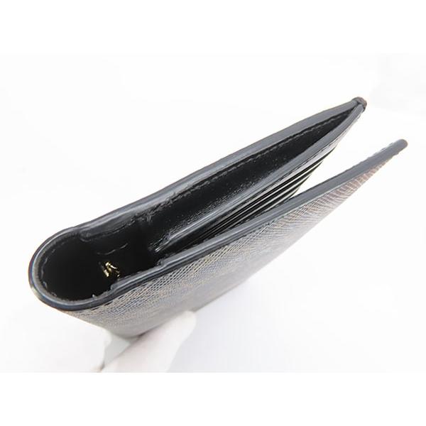 ほぼ新品 セリーヌ CELINE トリオンフ バーティカルウォレット 二