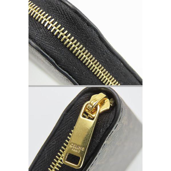 CELINE（セリーヌ） 超美品 トリオンフ ラージ ジップウォレット