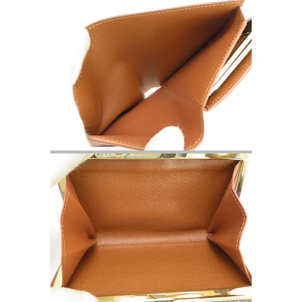 未使用品　ルイヴィトン　がま口二つ折り財布 LOUIS VUITTON（ルイ・ヴィトン） 二つ折りがま口財布(小銭入れあり