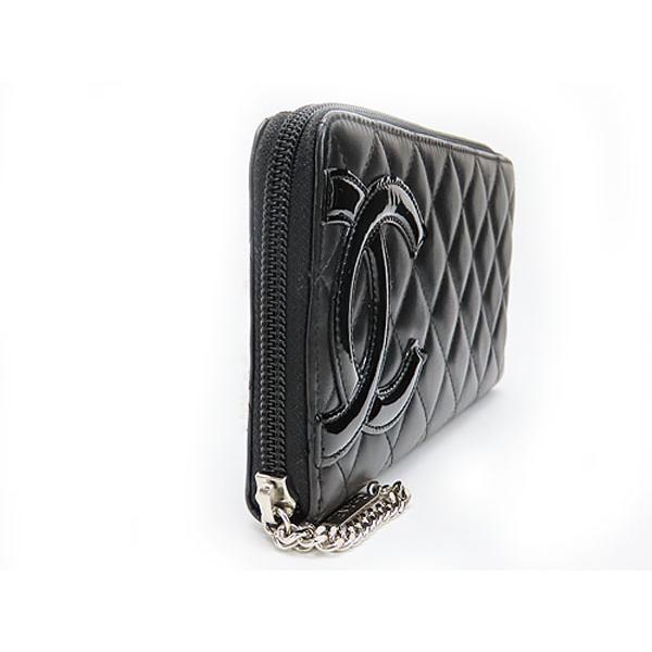 CAMBON 美品 シャネル CHANEL カンボンライン ココマーク ラウンド