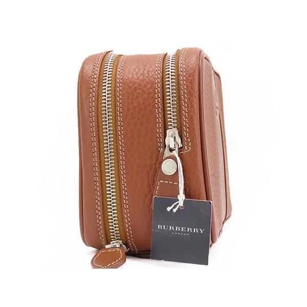 BURBERRY 新古品 バーバリー レザー セカンドバッグ クラッチ BURBERRY 新古品 バーバリー レザー セカンドバッグ クラッチ