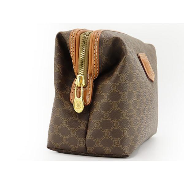CELINE（セリーヌ） 超美品 ヴィンテージ マカダム コスメポーチ 化粧