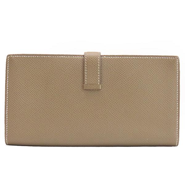 HERMES 美品 エルメス ベアンスフレ 二つ折り長財布 マチ有り HERMES 美品 エルメス ベアンスフレ 二つ折り長財布 マチ有り