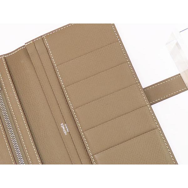 HERMES 美品 エルメス ベアンスフレ 二つ折り長財布 マチ有り HERMES 美品 エルメス ベアンスフレ 二つ折り長財布 マチ有り