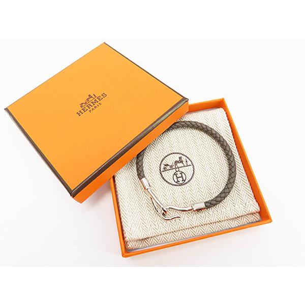 HERMES（エルメス） 新品 レザーブレスレット ジャンボH シングル