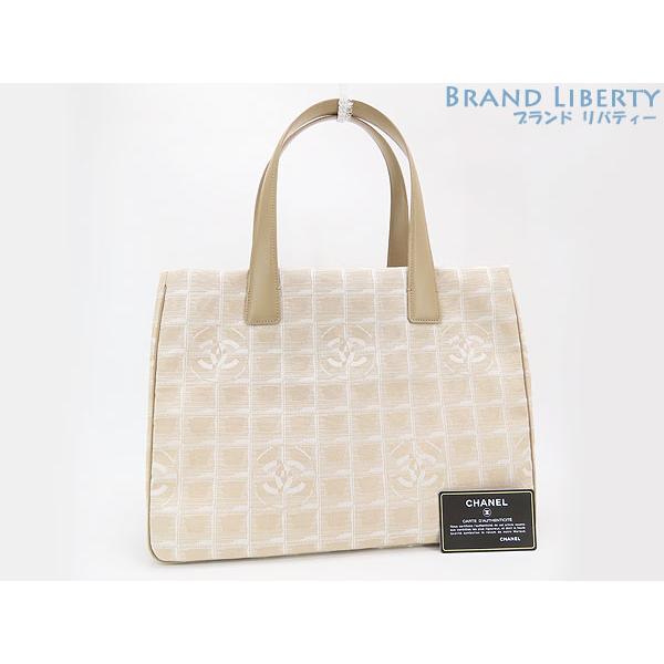 ニュートラベルライン 超美品 シャネル CHANEL トートMM トートバッグ 