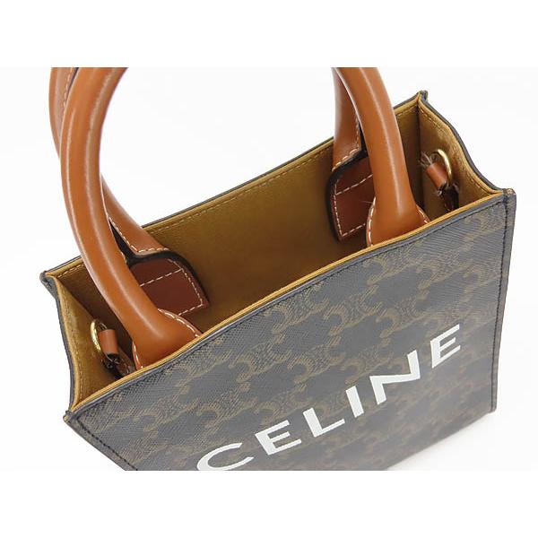 CELINE（セリーヌ） 外超美品 トリオンフ MINI ミニ バーティカル カバ