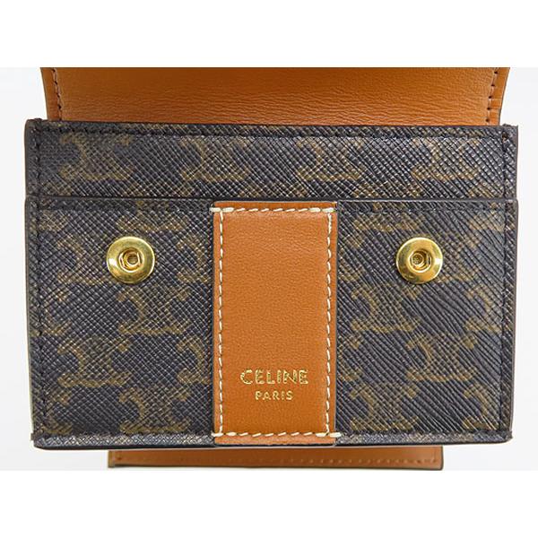 CELINE（セリーヌ） 新古品 トリオンフ フォールデッド コンパクト