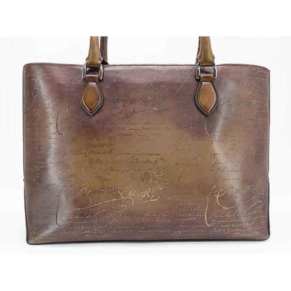 Berluti 美品 ベルルッティ カリグラフィ トゥジュール トートバッグ 