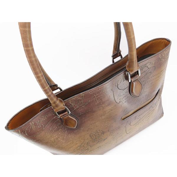 Berluti 美品 ベルルッティ カリグラフィ トゥジュール トートバッグ 