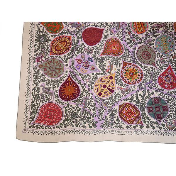 HERMES 激レア ほぼ新品 エルメス カレ ジェアン 140 L'ARBRE DE