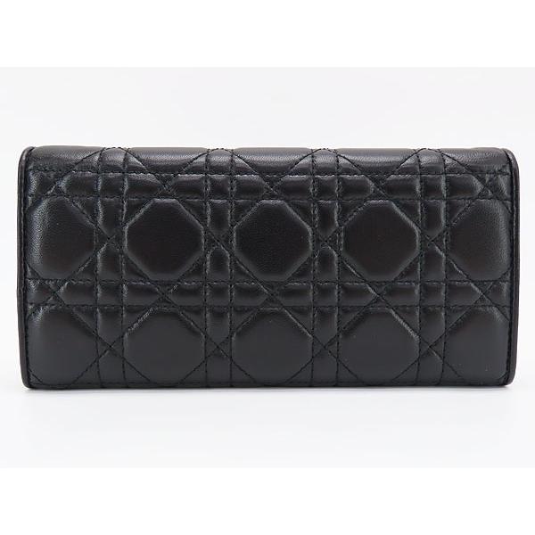 美品✨ディオール カナージュ チェーンウォレット レザー ブラック Christian Dior（クリスチャン・ディオール） 新古品 クリスチャン