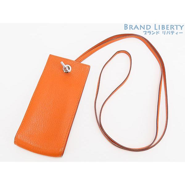 HERMES シガレットケース　ヴェスパ　ポーチ 小物入れ 美品 エルメス HERMES ヴェスパ ネックストラップ付き シガレット