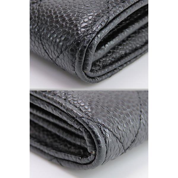 マトラッセ 新品同様 シャネル ココマーク クラシック ロング フラップ  