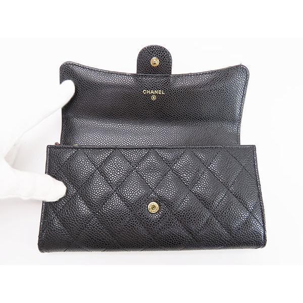 マトラッセ 新品同様 シャネル ココマーク クラシック ロング フラップ  