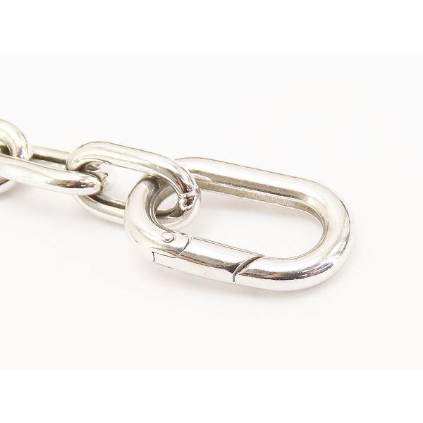 PRADA 美品 プラダ トライアングル チェーン ブレスレット 腕輪 