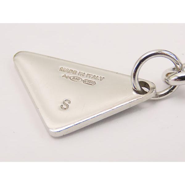 PRADA（プラダ） 美品 トライアングル チェーン ブレスレット 腕輪
